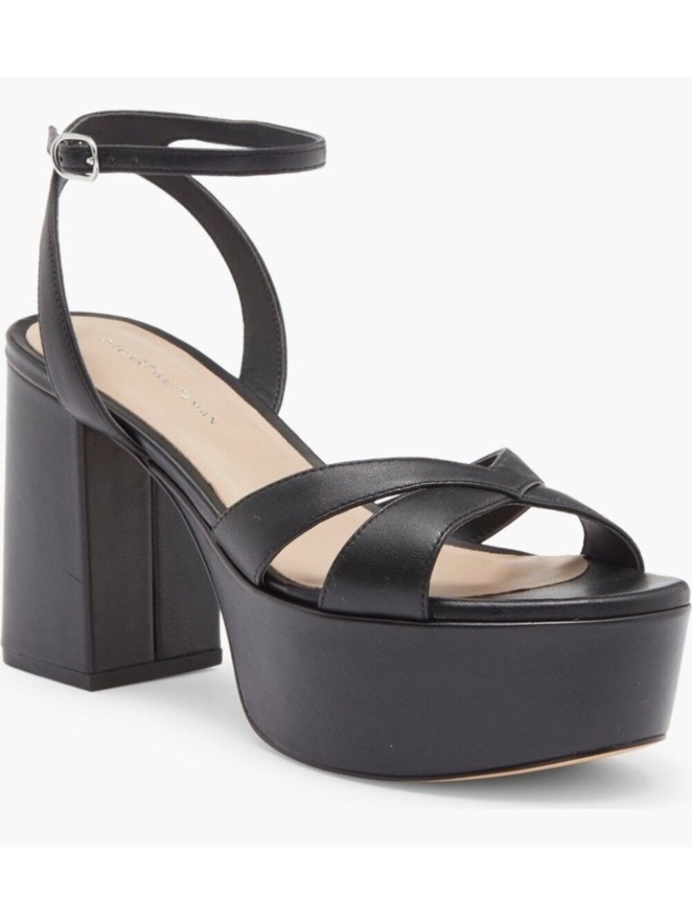 Stuart Weitzman Miami Platform Sandals Ankle Strap Block Heel NIB Sz 11 EU 41.5